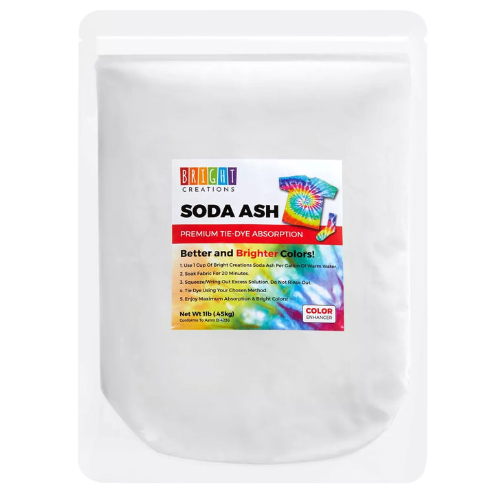 Bright Creations 2 Pack Soda Ash for Tie Dye Shirts Projects, Fabric Dyeing Arts & Crafts, 2 Lbs