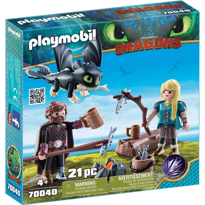 Playmobil Playmobil How to Train Your Dragon III Hiccup & Astrid with Baby Dragon