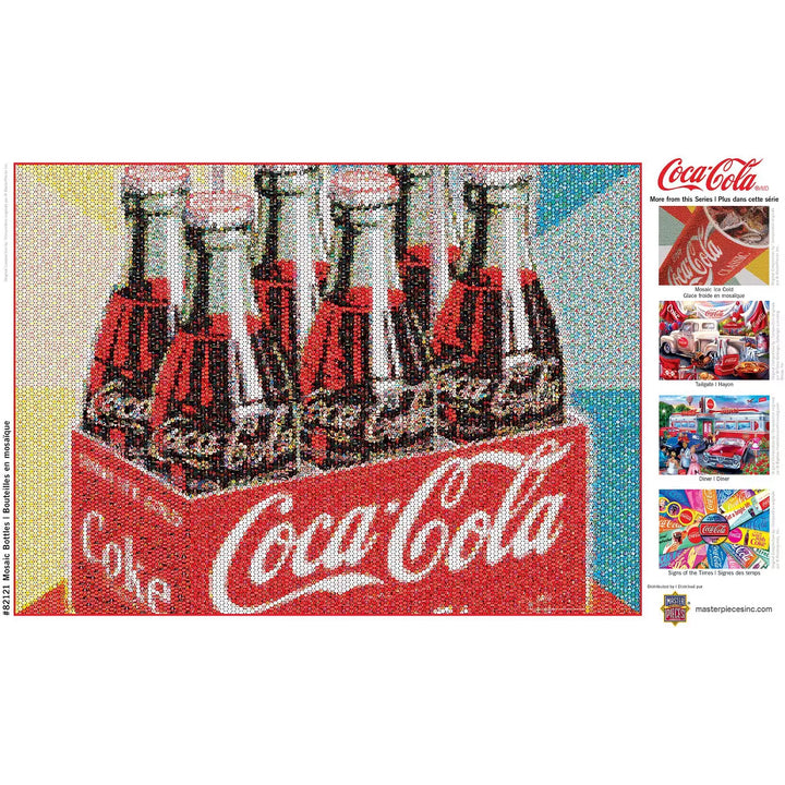 Masterpieces 1000 Piece Puzzle - Coke Photomosaic Bottles - 19.25"X26.75"