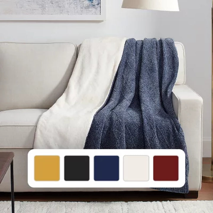 Member'S Mark Chenille Faux Fur Throw, 60" X 70" (Assorted Colors)