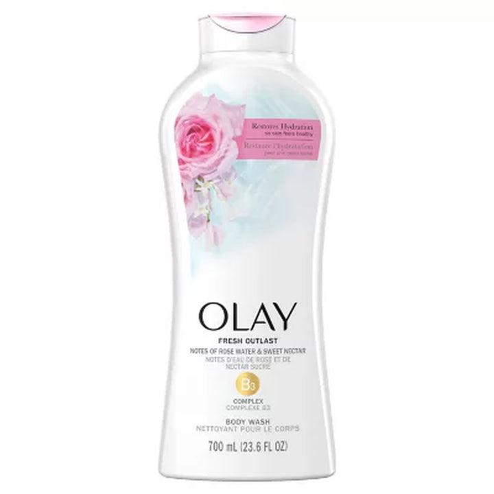 Olay Fresh Outlast Body Wash with Vitamin B3 Complex, 23.6 Fl. Oz., 3 Pk.