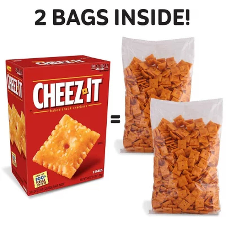 Cheez-It Original Baked Snack Crackers, 24 Oz., 2 Pk.