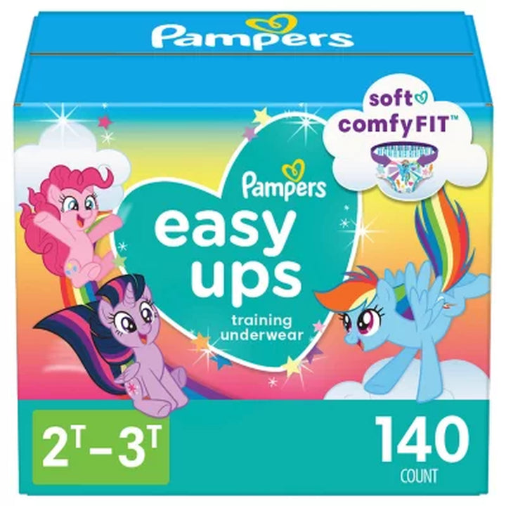 Pampers Easy Ups Training Pants Underwear Sizes: 2T-6T