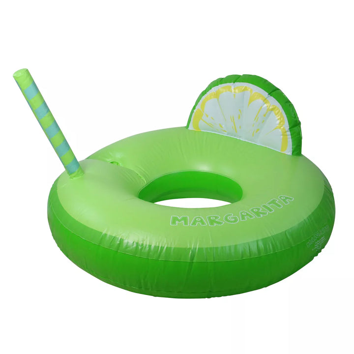 Swim Central Inflatable Margarita Lime Wedge Swimming Pool Float - 41" - Green