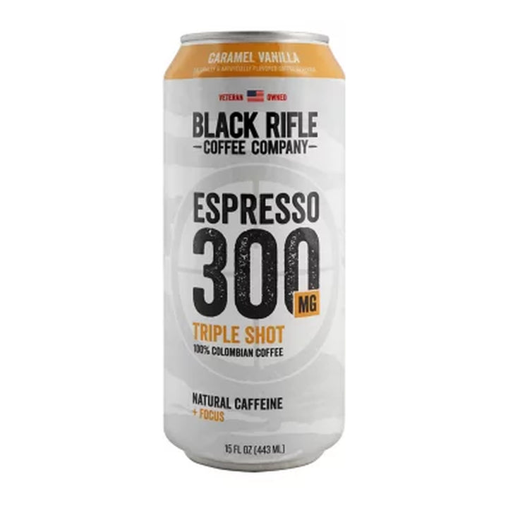 Black Rifle Coffee Company Espresso Caramel Vanilla 300 15 Fl. Oz., 12 Pk.