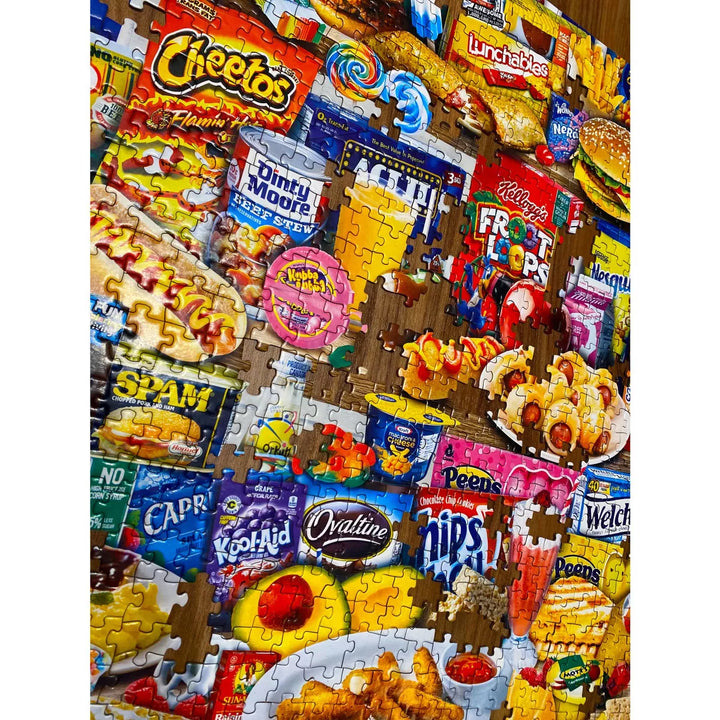 Masterpieces 1000 Piece Jigsaw Puzzle - Kids Favorite Foods - 19.25"X26.75".