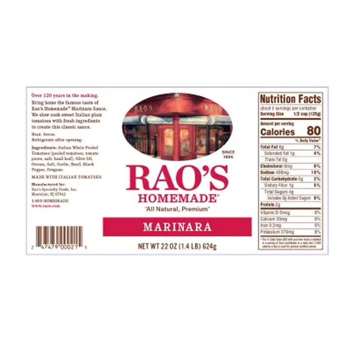 Rao'S Homemade Marinara Sauce, 44Oz.