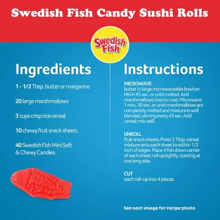 Swedish Fish Mini Soft and Chewy Candy, 3.5 Lbs.