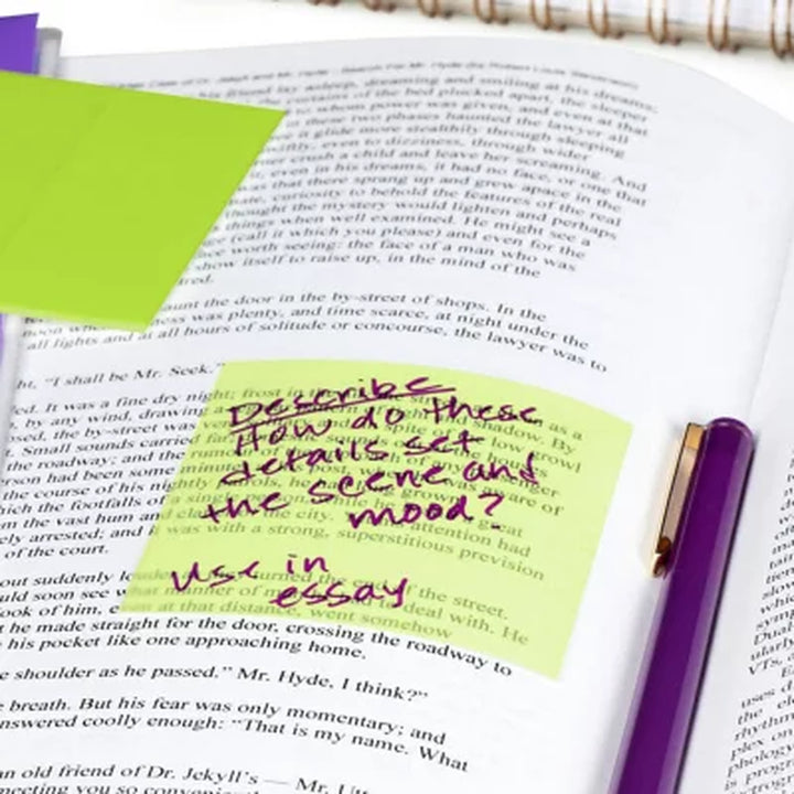 Post-It® Transparent Notes, Assorted Colors