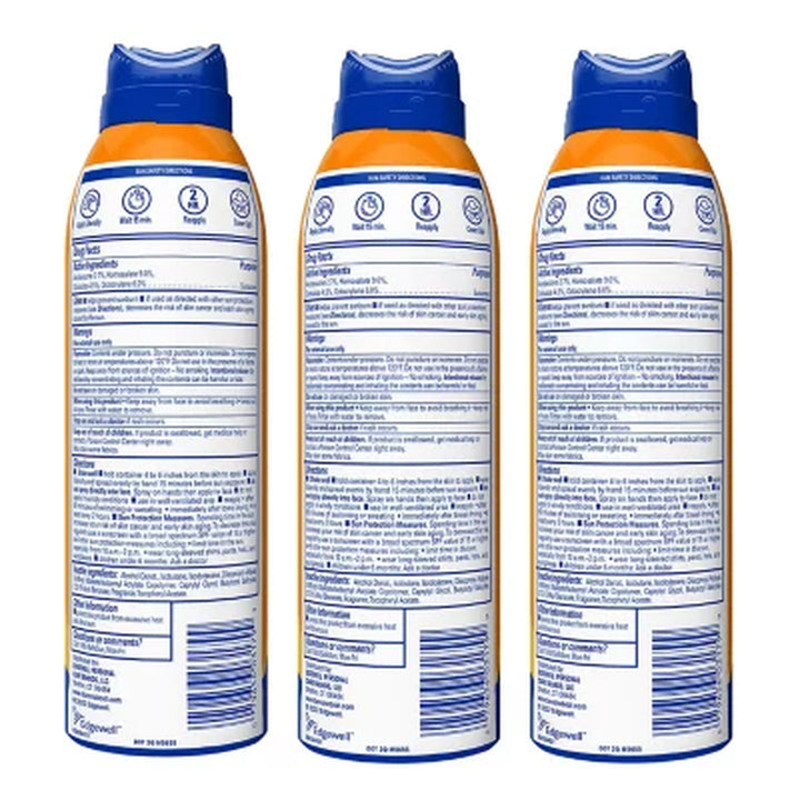 Banana Boat Sport Ultra Sunscreen Spray, SPF 50, 6 Oz., 3 Pk.