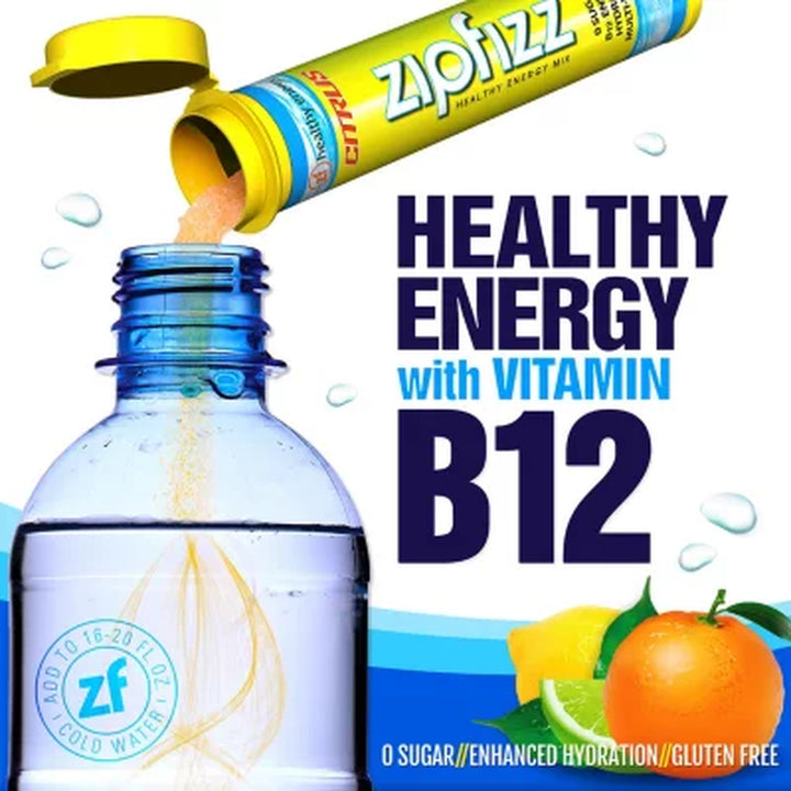 Zipfizz Energy Drink Mix, Citrus 20 Ct.