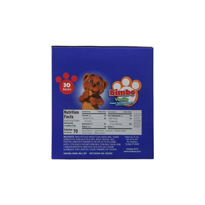 Bimbo Vanilla Creme Sandwich Cookies 30 Ct.