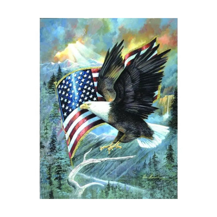 Sunsout American Eagle 500 Pc Fourth of July Jigsaw Puzzle CL59012