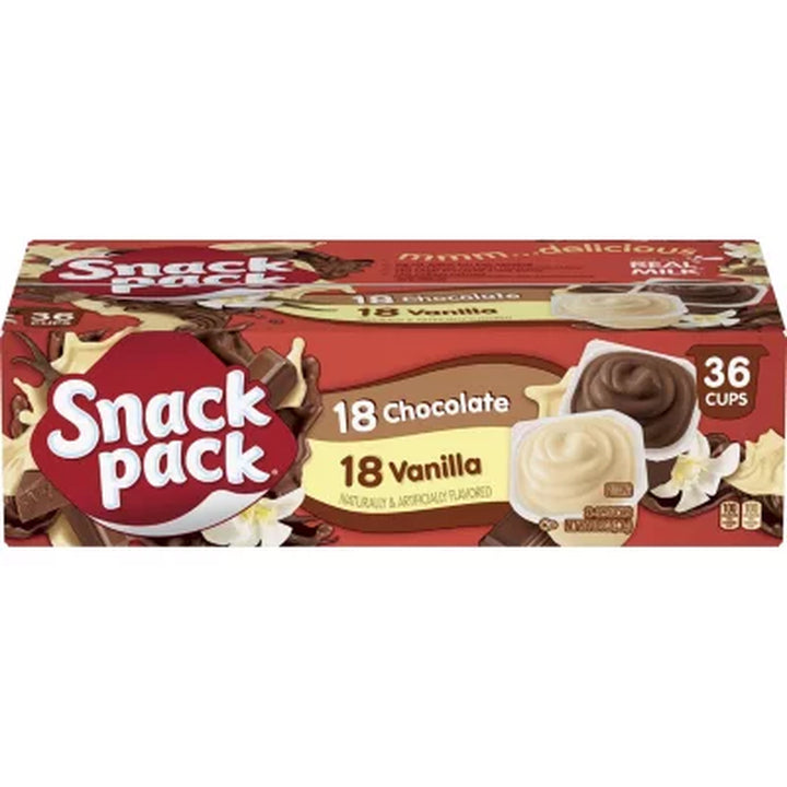 Snack Pack Pudding Variety Pack, 3.25 Oz., 36 Pk.