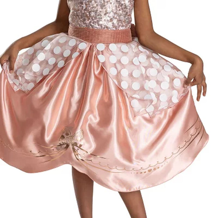 Disney Minnie Mouse Rose Gold Kids Premium Costume