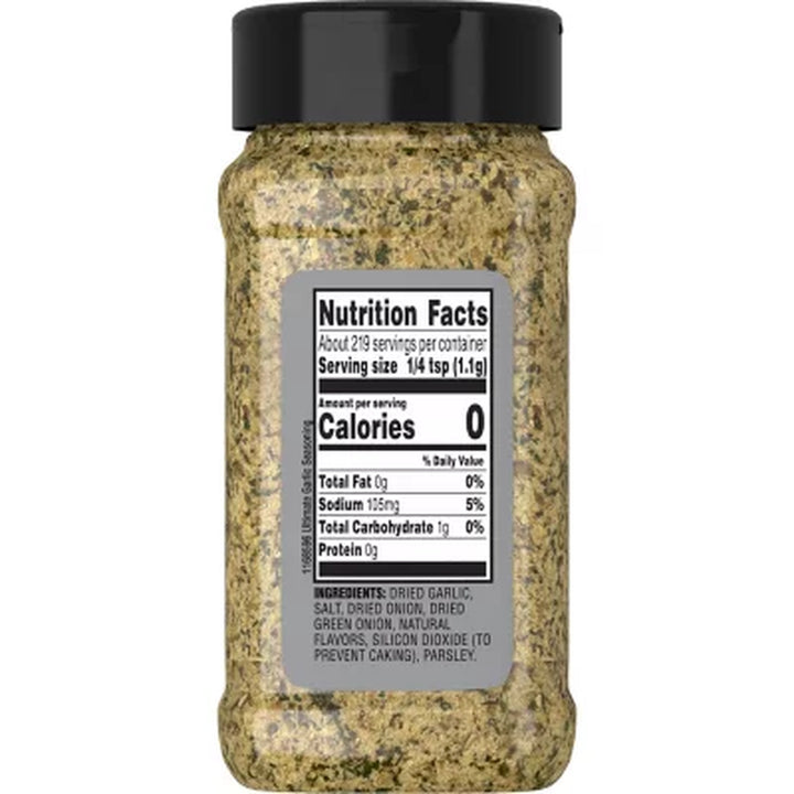 Weber Ultimate Garlic Seasoning 8.5 Oz.