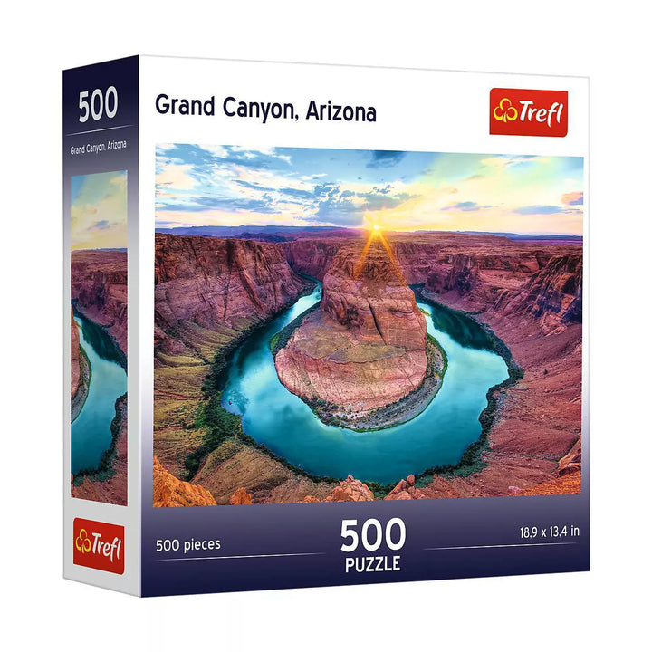 Trefl Grandcanyon USA 500Pc Puzzle: Brain Exercise, Americana Travel Theme, Gender Neutral, Creative Thinking