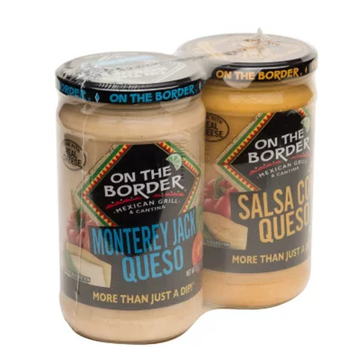 On the Border Queso, Variety Pack 23 Oz., 2 Pk.