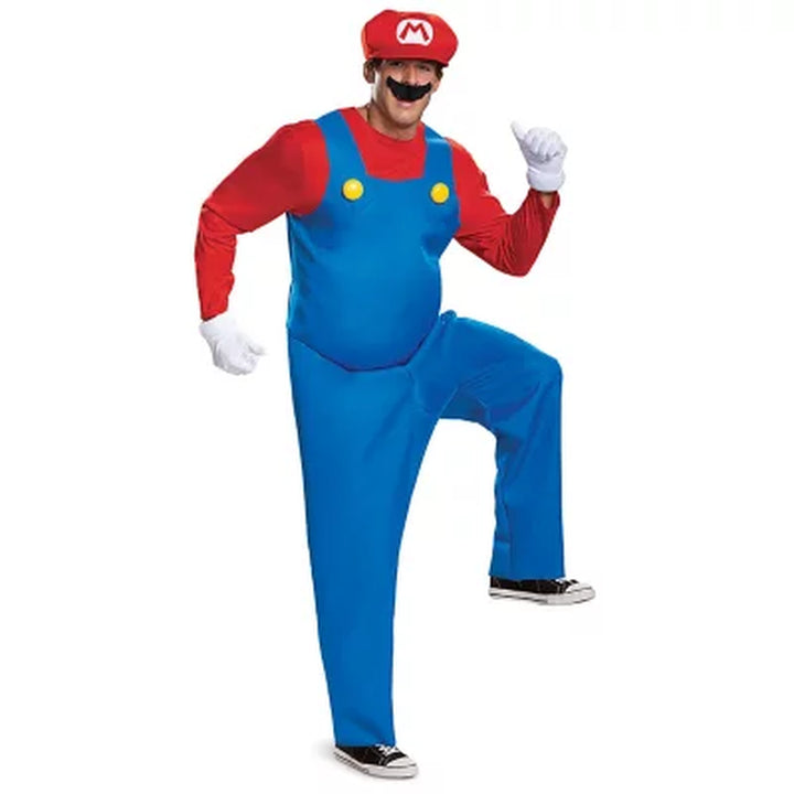 Nintendo Super Mario Bros. Mario Adult Deluxe Costume