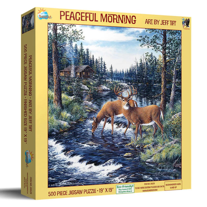 Sunsout Peaceful Morning 500 Pc Jigsaw Puzzle 36529