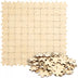 Juvale 100 Blank Wooden Puzzle Pieces for Crafts, DIY Art Projects, 1.9X1.6" Unfinished Jigsaw Wood Puzzle to Draw On