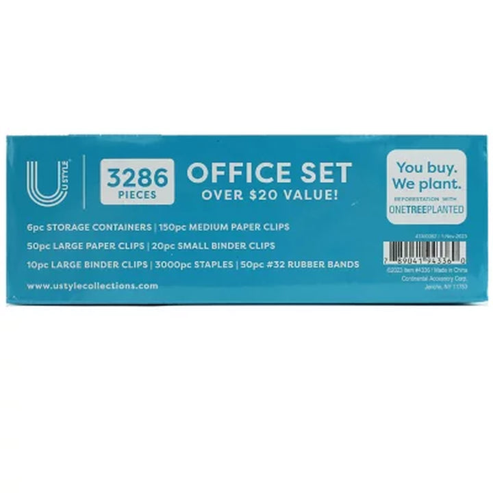 U Style Office Supply & Storage Set, 3,286 Pieces