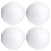 Bright Creations 5 Inch Foam Balls for Crafts - 4 Pack Solid round White Polystyrene Spheres for Ornaments, DIY Projects, Craft Modeling