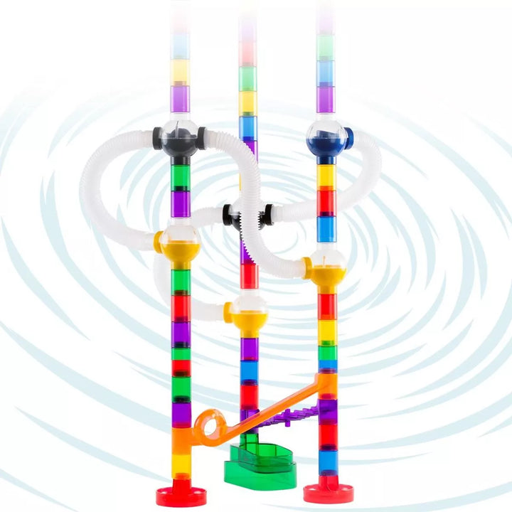 Marble Genius Marble Run Pipes & Spheres Accessory Add-On Set - 10 Pieces Total, with Instruction App Access