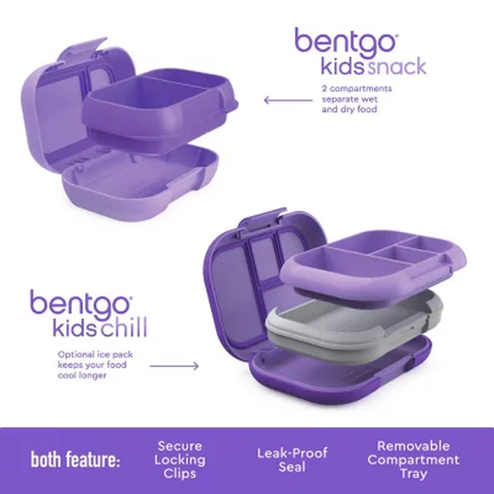 Bentgo Kids Chill Lunch Box+ Bentgo Kids Snack Box