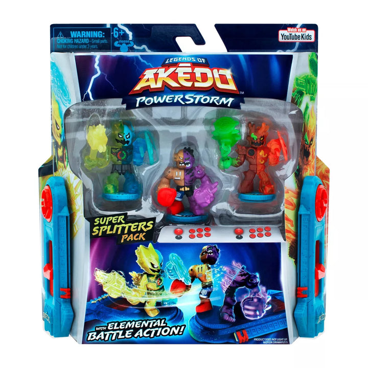 Legends of Akedo Power Storm Super Splitters Pack