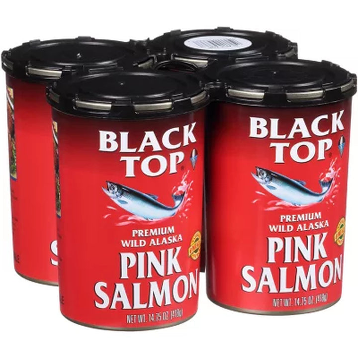 Black Top Premium Wild Alaska Pink Salmon 14.75 Oz., 4 Pk.