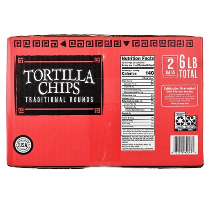 Shearer'S Foods round Tortilla Chips, 48 Oz., 2 Pk.