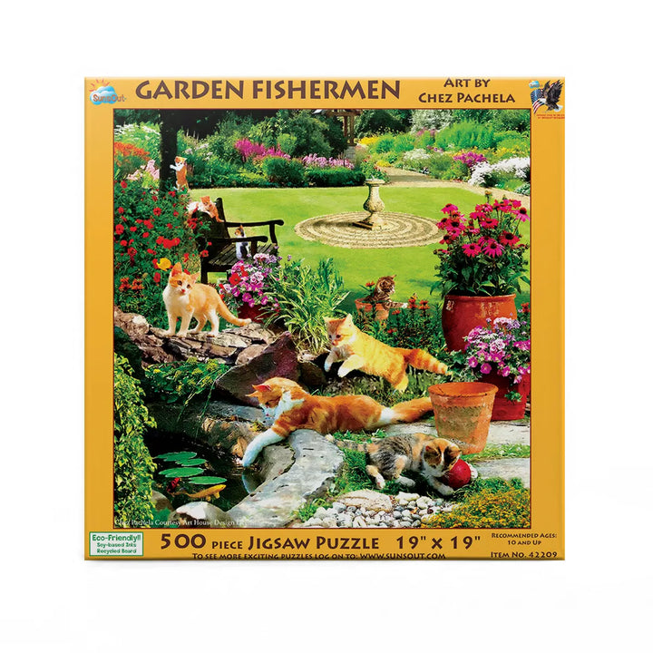 Sunsout Garden Fishermen 500 Pc Jigsaw Puzzle 42209