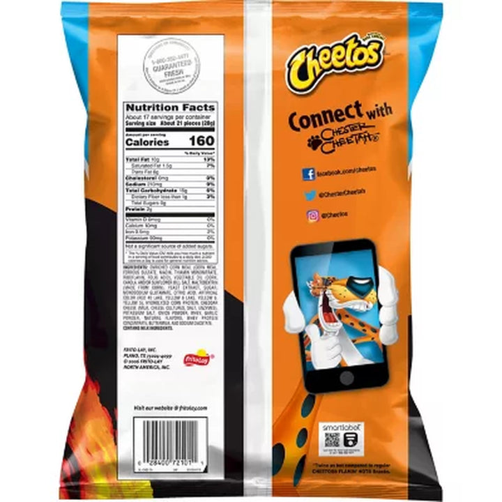 Cheetos Xxtra Flamin' Hot Cheese Snacks 17.37 Oz.