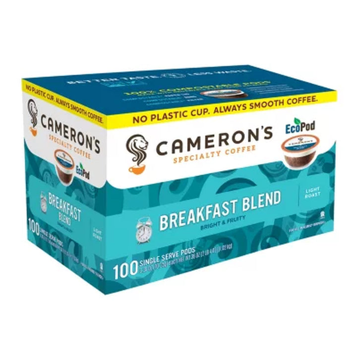Cameron'S Coffee Single Serve Cups, Breakfast Blend 100 Ct.