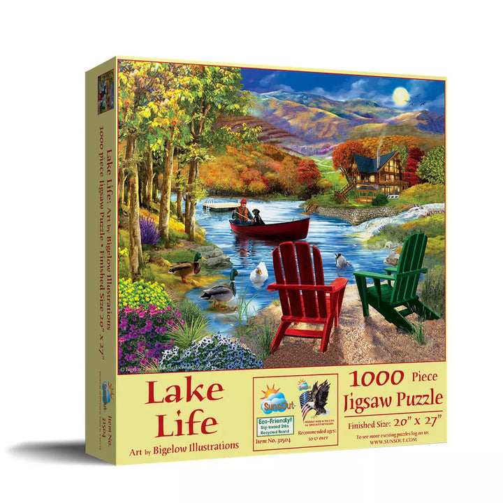 Sunsout Lake Life 1000 Pc Jigsaw Puzzle 31504