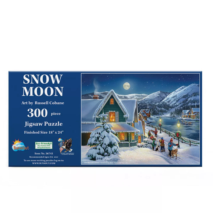 Sunsout Snow Moon 300 Pc Christmas Jigsaw Puzzle 36743