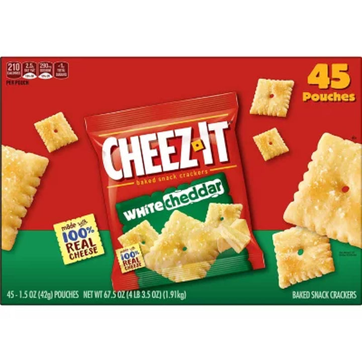 Cheez-It White Cheddar Snack Packs 1.5 Oz., 45 Pk.