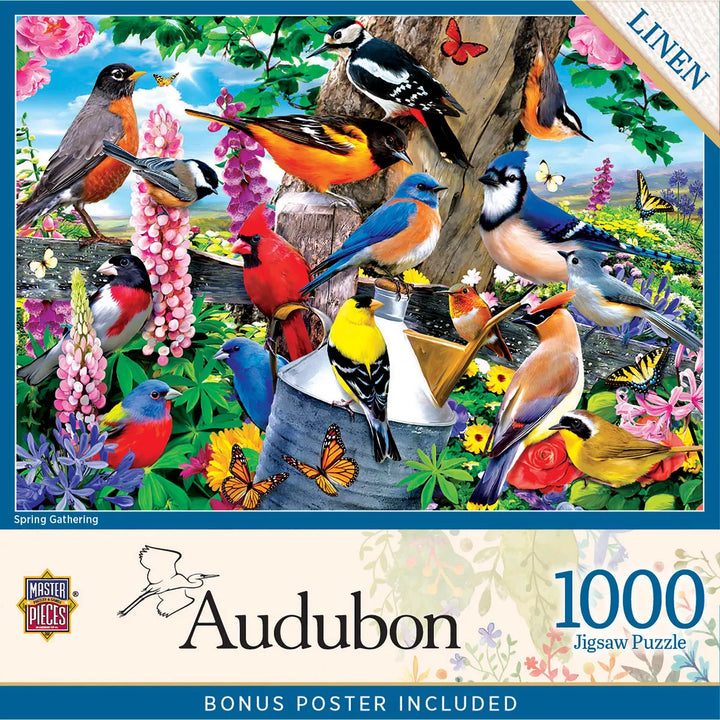 Masterpieces 1000 Piece Jigsaw Puzzle for Adults - Spring Gathering - 19.25"X26.75".