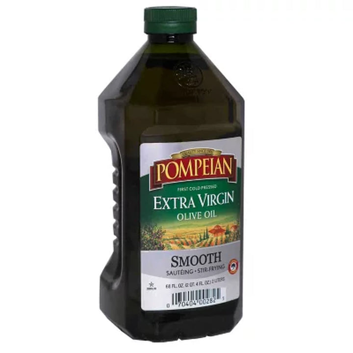 Pompeian Smooth Extra Virgin Olive Oil, 68Oz.