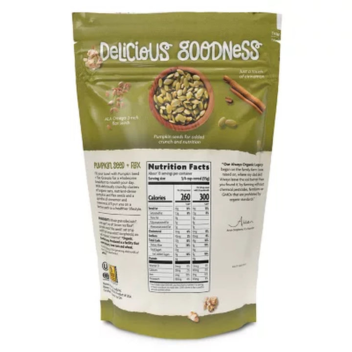 Nature'S Path Organic Pumpkin Seed plus Flax Granola, 35.3 Oz.