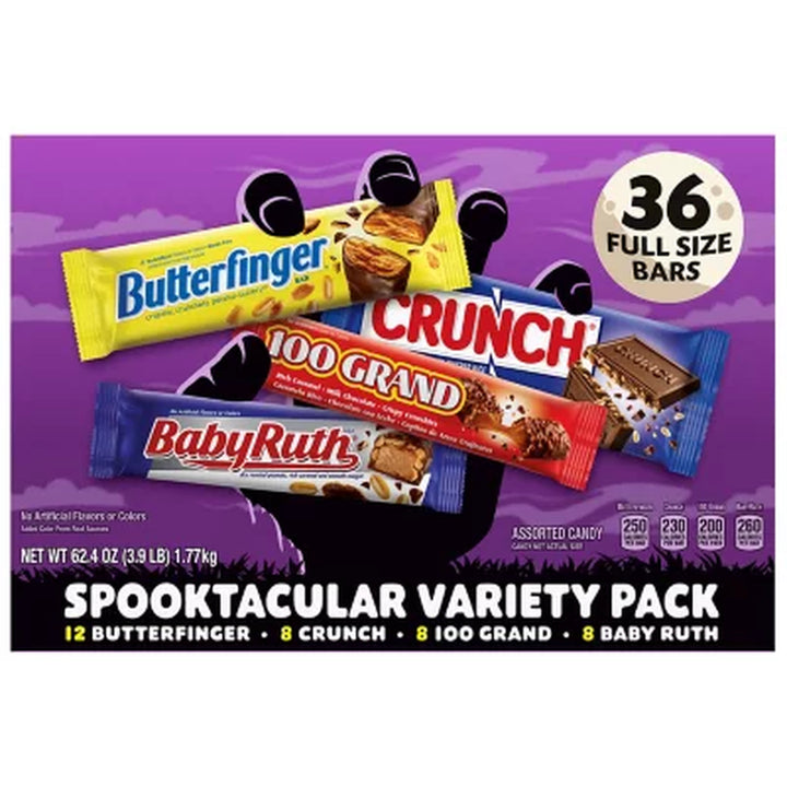 Ferrero Spooktacular Candy Bars, Variety Pack, Full Size, 36 Pk.