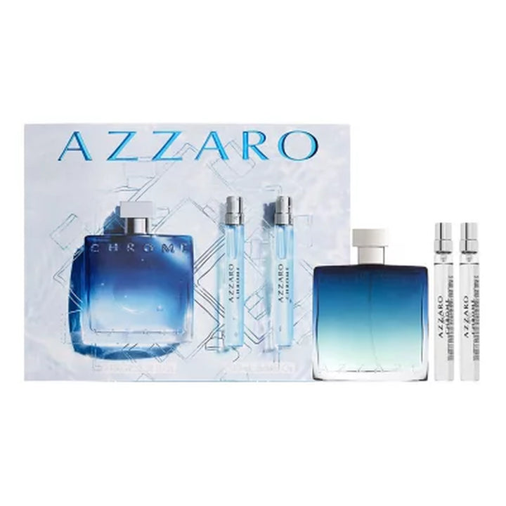 Azzaro Chrome Eau De Parfum 3 Piece Gift Set