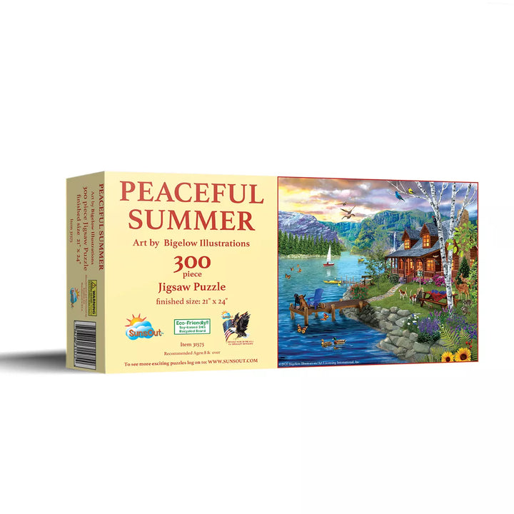 Sunsout Peaceful Summer 300 Pc Jigsaw Puzzle 31575