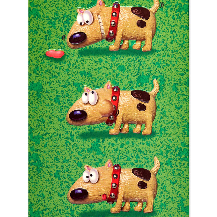 American Greetings Funny Birthday Card (Dog with Bubble Gum) Dog with Bubble Gum