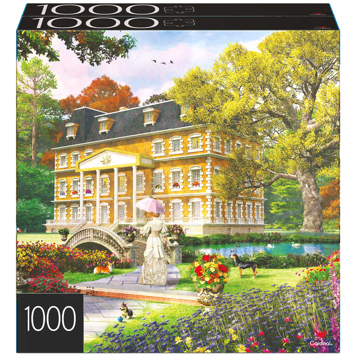 2-Pack of 1000-Piece Jigsaw Puzzles, Pine Cabin & Summer Estate | Puzzles for Adults and Kids Ages 8+,  Exclusive