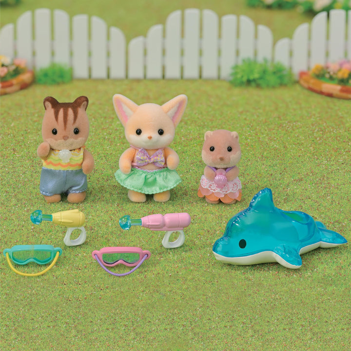 Calico Critters Nursery Friends - Pool Fun Trio Nursery Friends Pool Fun Trio