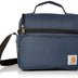 Carhartt Insulated 12 Can Dual Compartment Lunch Cooler, Durable Fully-Insulated Lunch Box, Navy