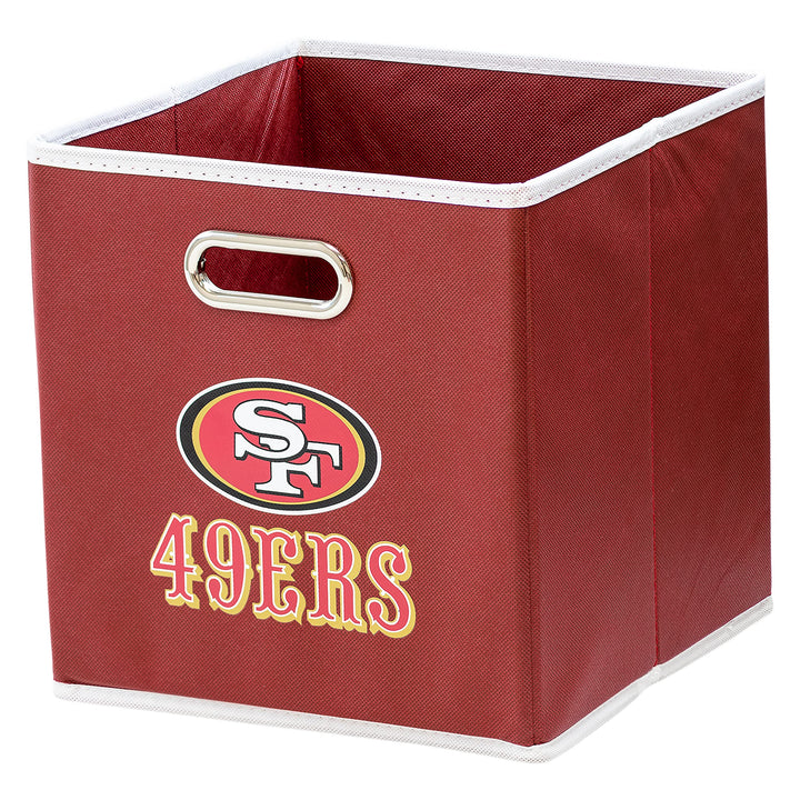 Franklin Sports NFL Storage Bins - Collapsible Cube Container + Storage Basket - NFL Office, Bedroom + Living Room Décor - 11"x11" Las Vegas Raiders