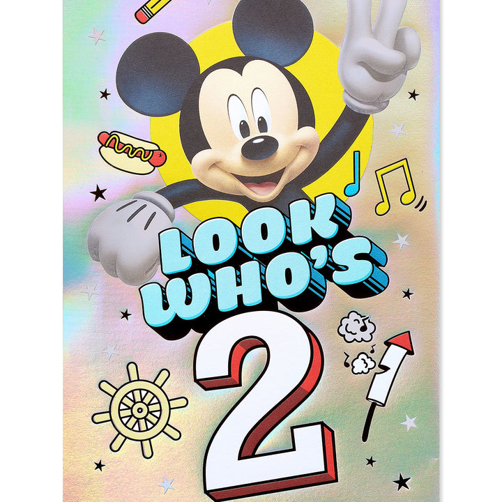 American Greetings 2nd Birthday Card (Mickey Mouse) Mickey Mouse